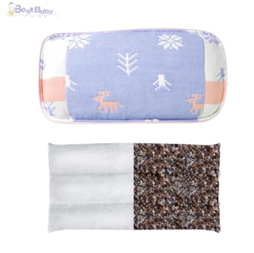 【婴儿枕】*美好宝贝 婴儿新生儿防扁头长方形纱布婴儿枕 商品图2