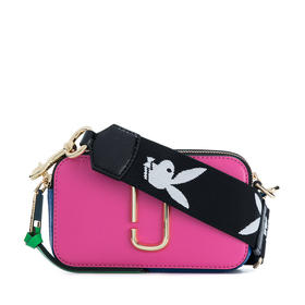 【香港直邮】MARC JACOBS 马克·雅可布 女士粉红色皮质单肩斜挎包 M0012007-951
