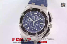 JF爱彼26030PO.OO.D001IN.01，蒙托亚限量版系列:自动机械42毫米直径男士皮带透底手表