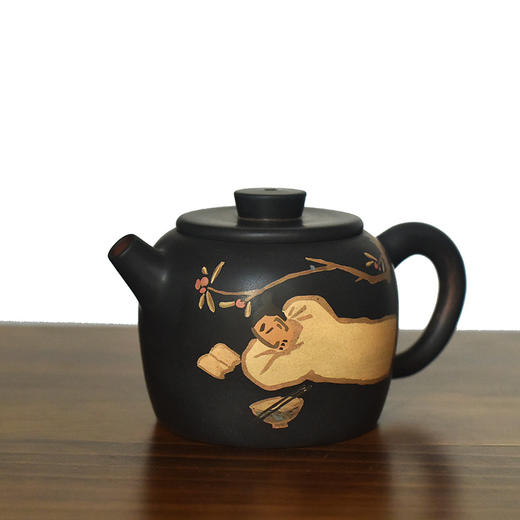 建水紫陶 三金壶 商品图1