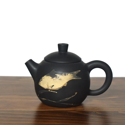 建水紫陶 三金壶 商品图0