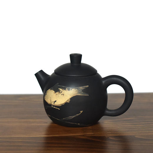 建水紫陶 三金壶 商品图3