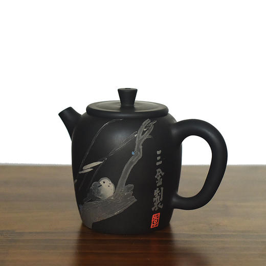 建水紫陶 三金壶 商品图2
