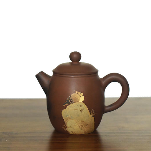 建水紫陶 三金壶 商品图0