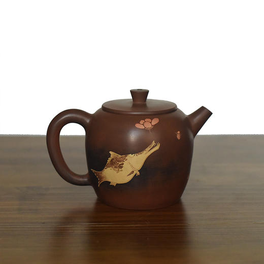 建水紫陶 三金壶 商品图0