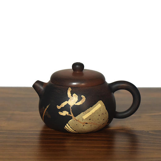 建水紫陶 三金壶 商品图0