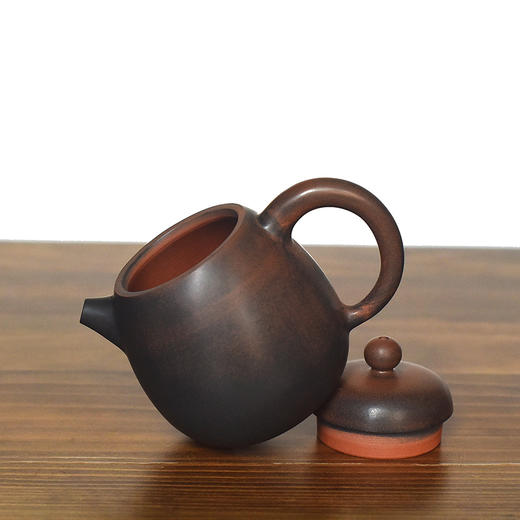 建水紫陶 三金壶 商品图4