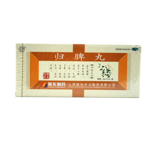 归脾丸  9g*10丸   商品图2