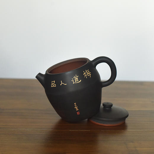 建水紫陶 三金壶 商品图4