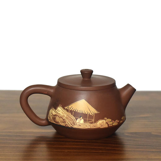 建水紫陶 三金壶 商品图0