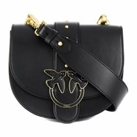 【香港直邮】Pinko 品高 女士Love系列Simply黑色斜挎包 1P21EF-Y5FFZ99