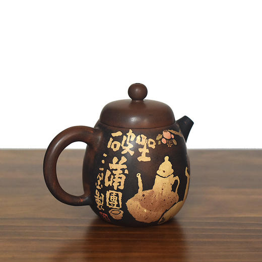 建水紫陶 三金壶 商品图1