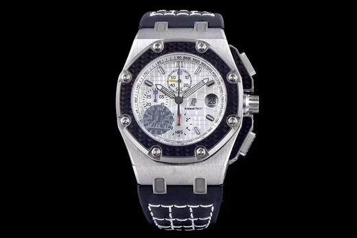 JF爱彼26030PO.OO.D001IN.01，蒙托亚限量版系列:自动机械42毫米直径男士皮带透底手表 商品图1