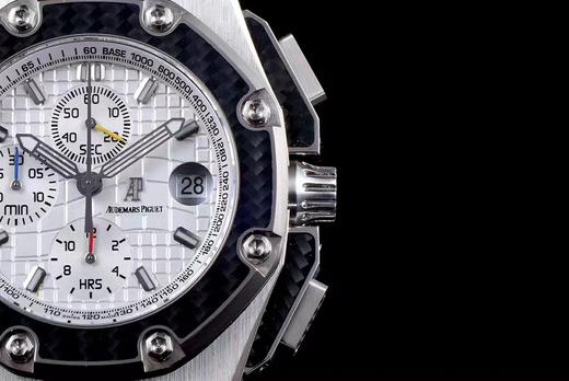 JF爱彼26030PO.OO.D001IN.01，蒙托亚限量版系列:自动机械42毫米直径男士皮带透底手表 商品图4