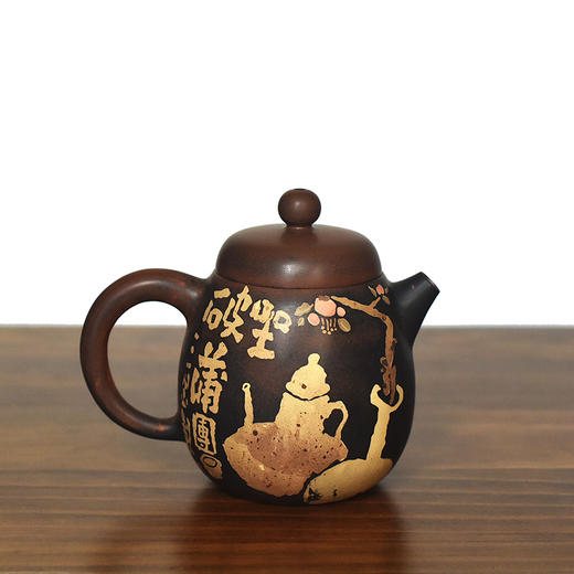建水紫陶 三金壶 商品图0