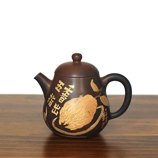 建水紫陶 三金壶 商品图0