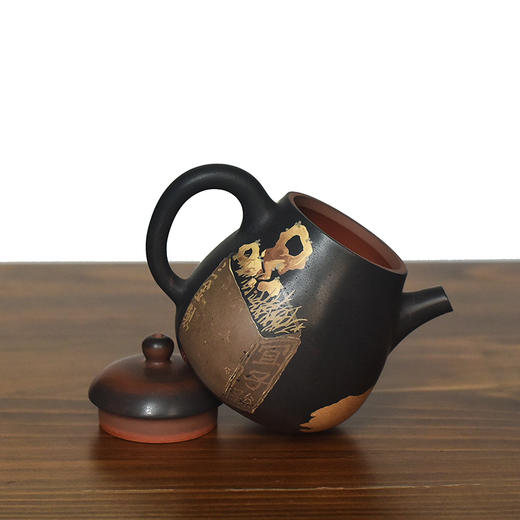 建水紫陶 三金壶 商品图4