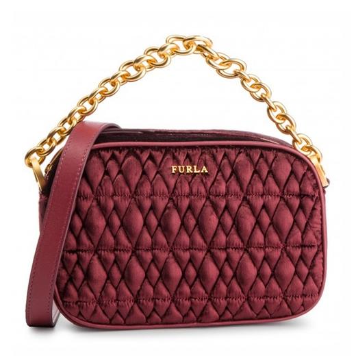 【香港直邮】Furla 芙拉 女士枣红色手提单肩包 993083 商品图0