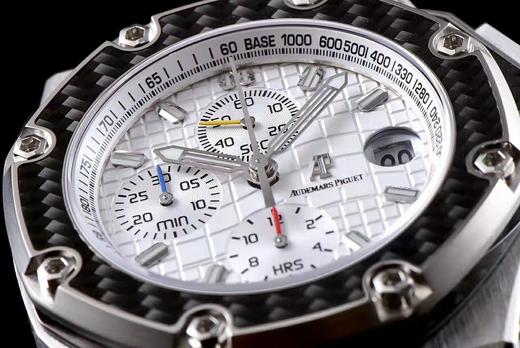 JF爱彼26030PO.OO.D001IN.01，蒙托亚限量版系列:自动机械42毫米直径男士皮带透底手表 商品图5