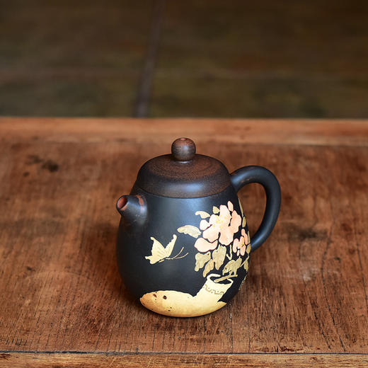 建水紫陶 三金壶 商品图2