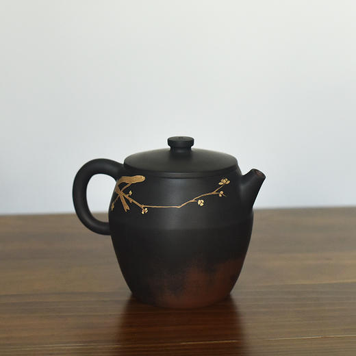 建水紫陶 三金壶 商品图2