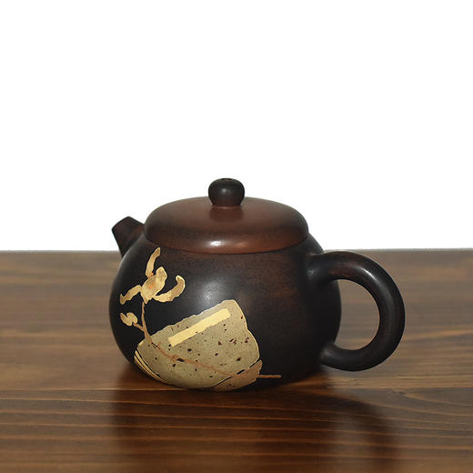 建水紫陶 三金壶 商品图2