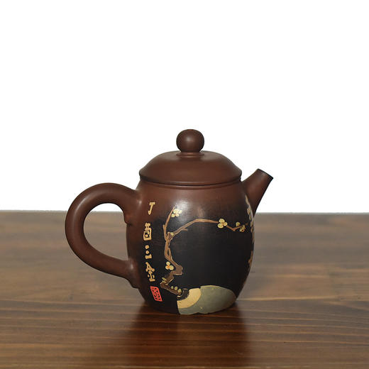 建水紫陶 三金壶 商品图1