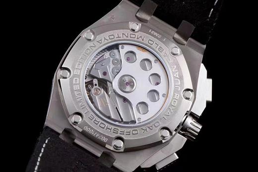 JF爱彼26030PO.OO.D001IN.01，蒙托亚限量版系列:自动机械42毫米直径男士皮带透底手表 商品图9