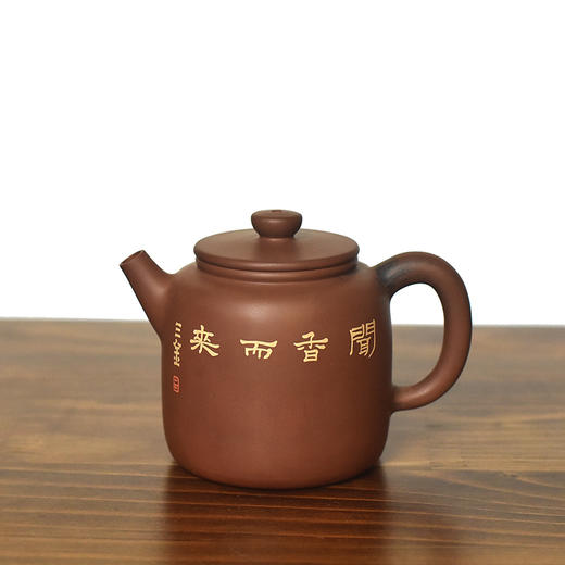 建水紫陶 三金壶 商品图2