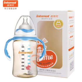 【婴儿用品】*母婴感温变色宽口径奶瓶 210ML宝宝婴儿PPSU奶瓶