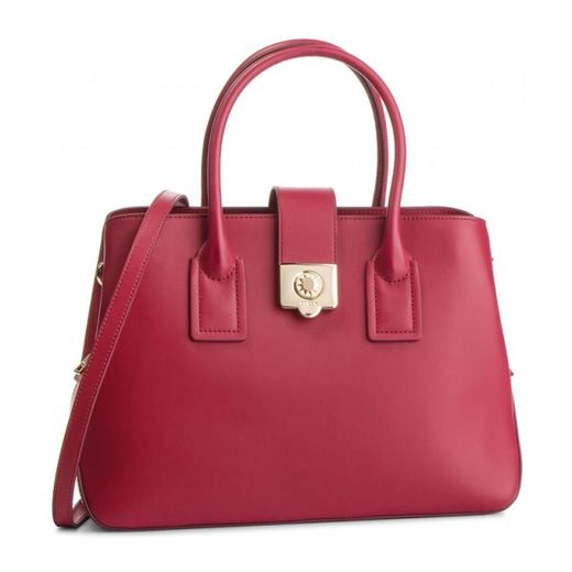 【香港直邮】Furla 芙拉 女士枣红色手提单肩包 993480 商品图0