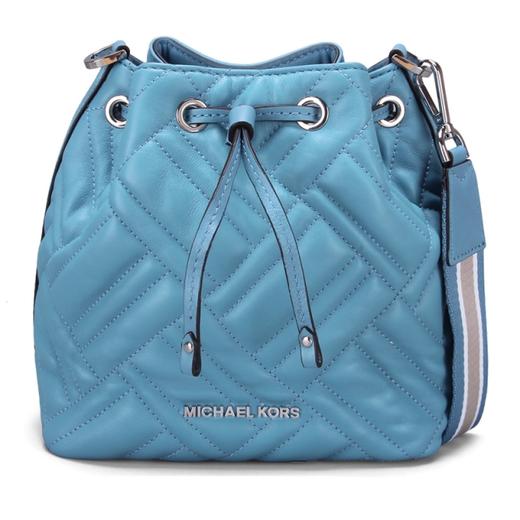 【香港直邮】 Michael Kors 女士时尚单肩斜挎包羊皮水桶包 35T9SP6C0T FRENCH BLUE 商品图0
