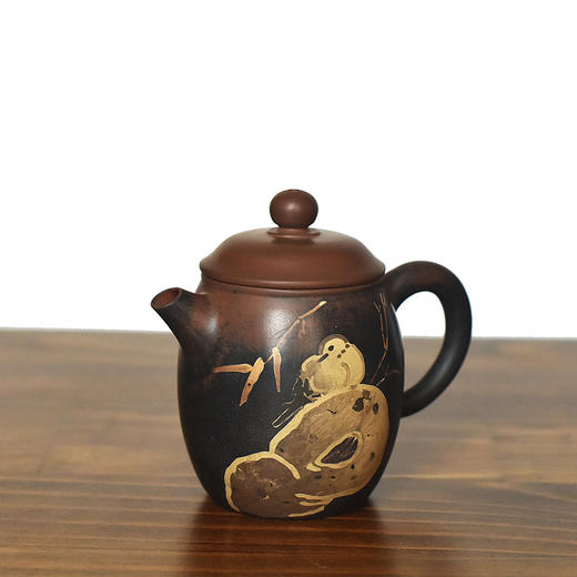 建水紫陶 三金壶 商品图1