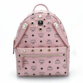 【一般贸易】MCM 朋克风铆钉款二合一两用双肩背 中号MMK7AVE80PZ001