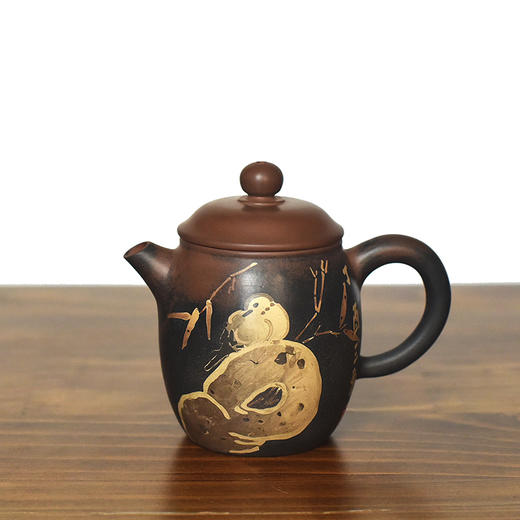建水紫陶 三金壶 商品图0