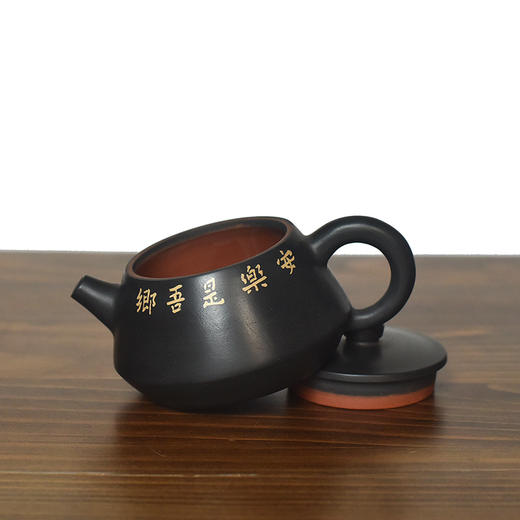 建水紫陶 三金壶 商品图4