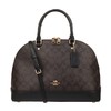【美国直邮】COACH 蔻驰 女士棕色PVC手提斜挎贝壳包 F27584IMAA8 商品缩略图0