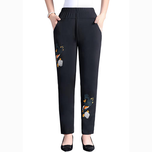 WS-09A1966新款秋季民族风绣花休闲裤 商品图4