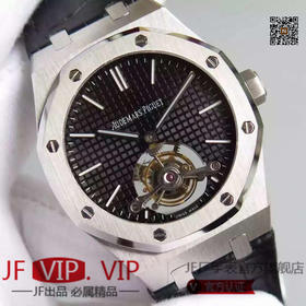 TF爱彼皇家橡树系列 真陀飞轮，手动陀飞轮。正品开模，蓝宝石双面，原装扣。精钢外壳，透底，男表，小牛皮表带！