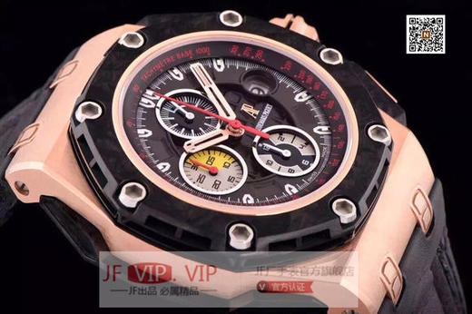JF爱彼ap26290RO 锻造碳纤维及按钮 自制原装Cal.3126/3840计时自动机械机芯原装一比一44毫米直径，透底！乱真！高富帅必购男士表款！ 商品图2