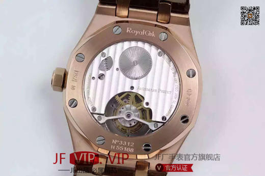 TF爱彼皇家橡树，型号：26510OR.OO.1220OR.01，中轴真陀飞轮手动机械,男士，动力储存40小时，表径41毫米，表壳厚8.85毫米 商品图4