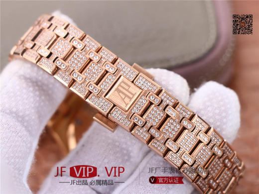 TZ爱彼皇家橡树系列15452男装满天星钻表，手工镶嵌1000多颗莫桑钻，搭载进口9015机芯改原装3120自动机械机芯 商品图8