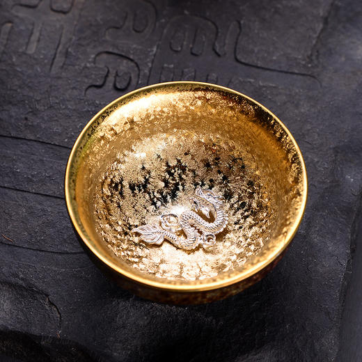 天目釉陶瓷七彩茶杯 居家日用鱼杯品茗杯建盏功夫茶具茶碗主人杯 商品图1