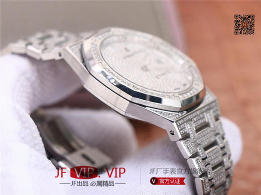 TZ爱彼皇家橡树系列15452男装满天星钻表，手工镶嵌1000多颗莫桑钻，搭载进口9015机芯改原装3120自动机械机芯 商品图5