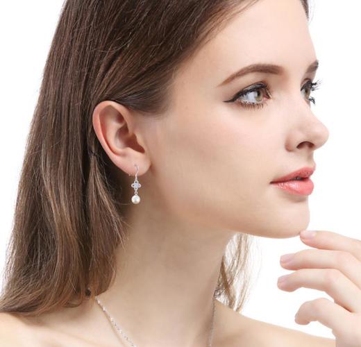 【首饰】爆款配饰长款s925纯银流苏耳环耳坠 商品图2