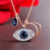 【首饰】。恶魔之眼项链女时尚气质饰品短款锁骨链时尚款韩版 商品缩略图0