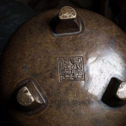 民国铜造香炉（吴艳佐款） 商品图3