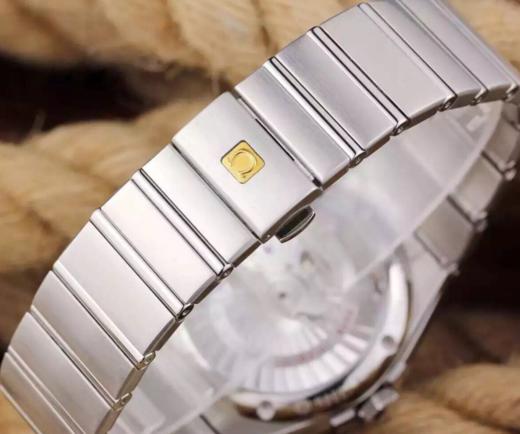 V6欧米茄星座系列123.10.38.21.52.001机械男士手表，大号38.5mm，小号35.5mm。精钢镀18k表链表壳，8500全自动机械机芯 商品图2