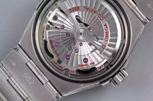 V6欧米茄星座系列123.20.35.20.63.001机械男士手表，大号38.5mm，小号35.5mm。精钢镀18k表链表壳，8500全自动机械机芯， 商品图1