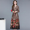 YWE-LFDS-YY19B39新款豹纹气质修身连衣裙 商品缩略图2